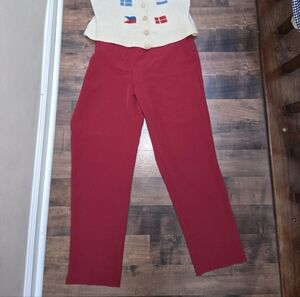 Stylish Red Pants 14